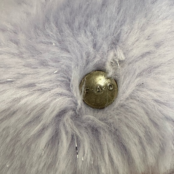 FAO Shwarz Sparklers Lavender Purple Teddy Bear Toy Gift New - Picture 10 of 12